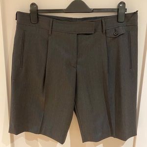 PRADA SHORTS fine 100% virgin light wool mid thigh